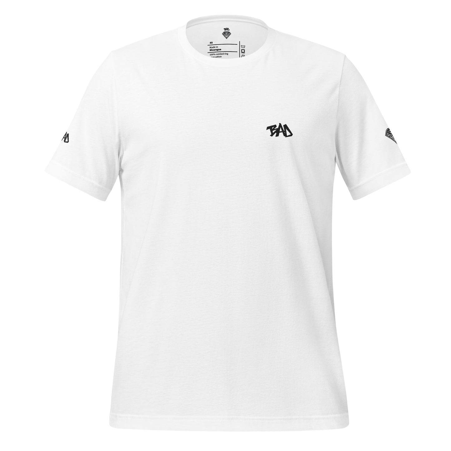 Camiseta BAD Bordado - Blanca